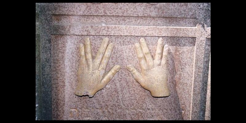 The "Blessing Hands" from a gravestone in Baisingen