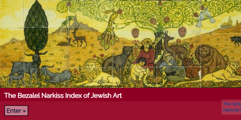 The Bezalel Narkiss Index of Jewish Art logo